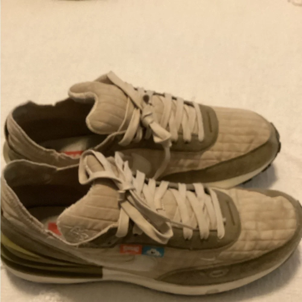 Nike Waffle One NN Rattan/GRN Men Casual Lifestyle Shoes DC8890-201 Men's Sz 10